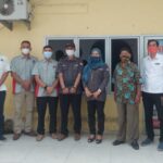 Pengurus PWI Menerima Audensi Bawaslu kota Tebingtinggi di sekretariat PWI kota Tebingtinggi, Senin (19/4/2021)